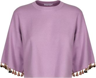 Paco Rabanne Cotton Blend Crew-Neck Sweater