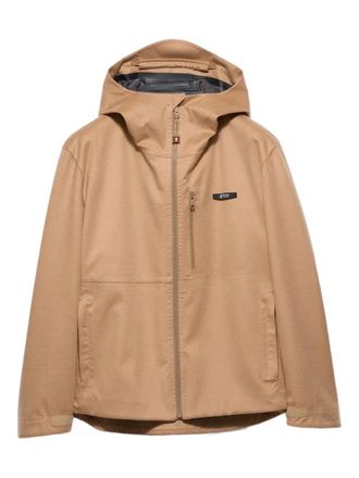 Prada cashmere zip hooded jacket - Brown