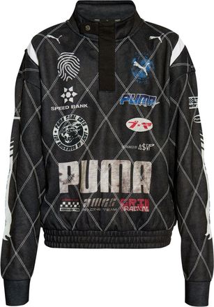 Puma x A$AP Rocky gerafelde sweater - Zwart
