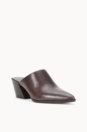 Staud Womens Austen Mule Shoe In Espresso