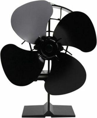 OEM Ventilador Para Estufa De Le&ntilde;a, Ventilador T&eacute;rmico Silencioso De 4 Aspas Para Chimenea De Le&ntilde;a/chimenea/gas/pellets/estufas De Troncos