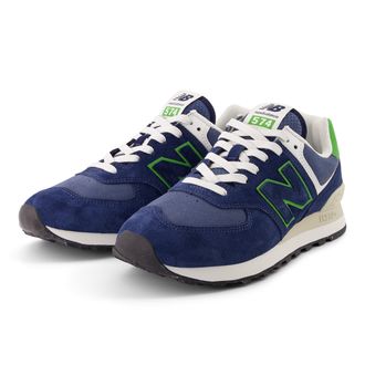 New Balance Sneaker NEW BALANCE 574, Damen, Gr. 40,5, blau (nb navy, alpi), Synthetik, Textil, Schuhe Sneaker