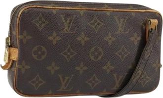 Louis Vuitton Pre-owned Cross Body Bags, female, Brown, Size: ONE SIZE Pre-owned Vintage Canvas Cross Body Bag