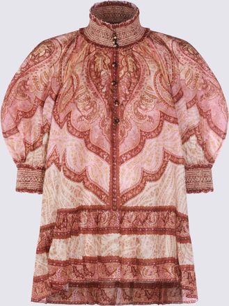 Zimmermann Top Tapestry Burgundy Multi