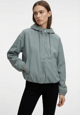 Only Outdoorjacke ONLY ONLCAMILLE SHORT JACKET CC OTW, Damen, Gr. XL, abyss, Web, Obermaterial: 100% Polyester, unifarben, normal, elastischer Bund, Jacken