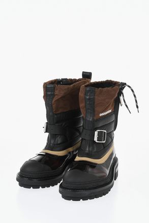 Dsquared2 Stivaletti Anfibi Color Block con Zip Laterale Dsquared2