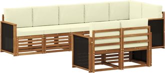 vidaXL Conjunto De Sof&aacute;s De Exterior 7 Uds. Vidaxl