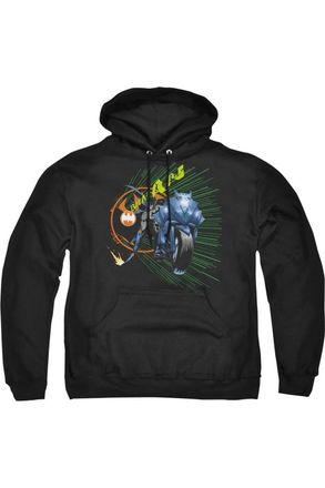 Gildan Batman Batcycle Adult Pull Over Hoodie / Hooded Sweatshirt