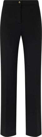 Pinko Straight Broeken - Dames - Straight fit broeken - Zwart - XL - Broeken