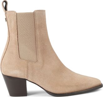 Carvela Womens Suede Riva Ankle Boots - Taupe - Size UK 9