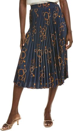 T Tahari Pull On Pleated Skirt