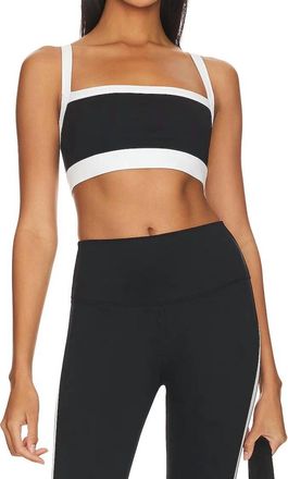 SPLITS59 Monah Rigor Bra In Black White