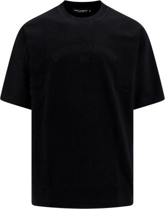 Dolce & Gabbana T-Shirts, male, Black, Size: L Mens Clothing T-Shirts & Polos Black Ss24