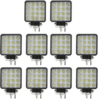 Trade Shop Trade Shop Traesio - Trade Shop - Suplementario De La Fair Led Por Car Barca Camion Set Desde 10pz 48w Lampada 12-24v