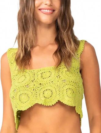 PQ Swim Aria Top In Zest