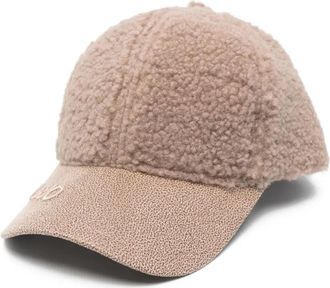Liu Jo teddy baseball cap - women - Polyester - One Size - Neutrals