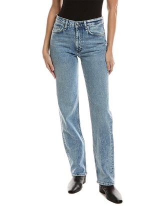 Rag & Bone Rag & Bone Harlow Mid-Rise Full-Length Delancey Straight Jean