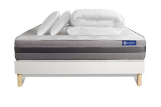 Actisom Pack Colch&oacute;n Blanco L&aacute;tex Y Espuma Viscoel&aacute;stica 200 X 200