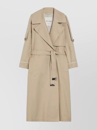 Max Mara oversized trench coat contrasting edges