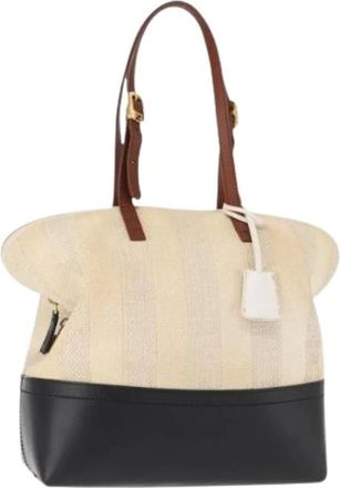 Fendi Pre-owned Handbags, female, Multicolor, Size: ONE SIZE Pre-owned Canvas Handbag