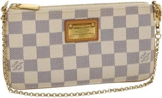 Louis Vuitton Pre-owned Clutches, female, White, Size: ONE SIZE Pre-owned Canvas Clutch
