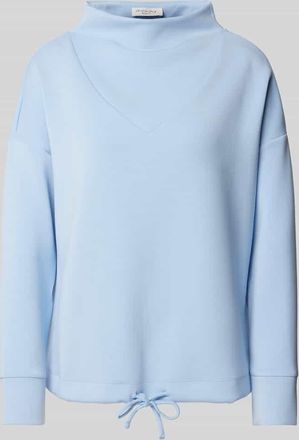 Christian Berg Sweatshirt mit Turtleneck in Bleu, Gr&ouml;&szlig;e S