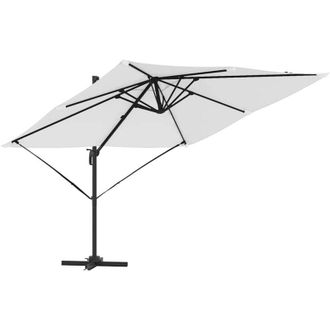 vidaXL Vidaxl - Parasol Roma Beige 286 X 285 X 265 Cm Poli&eacute;ster, Aluminio
