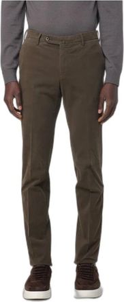 Pantaloni Torino Chino Broek - Heren - Broeken - Bruin - Maat: S Katoen