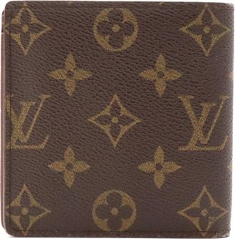 Louis Vuitton Brown Monogram Canvas Wallet (Bi-Fold) (Pre-Owned)