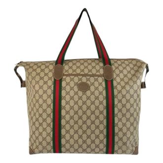 Gucci Pre-owned Tote Bags, female, Beige, Size: ONE SIZE Pre-owned Vintage Tote Bag