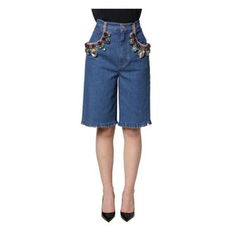 Dolce & Gabbana Bermuda Denim Shorts - female - Dolce & Gabbana - Denim Shorts - Blue - 2XS - Shorts
