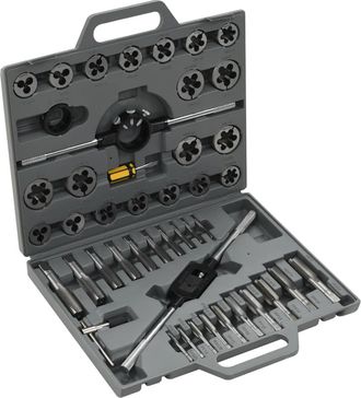 vidaXL Set De Machos Y Terrajas 45 Piezas Vidaxl
