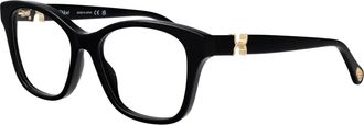 Chlo&eacute; CH0334O Layered Acetate Eyeglasses - Black