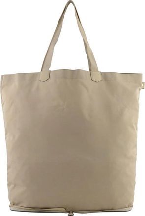 Pourchet Easy Travel Large - Dames - Shoppers - Beige - ONE Size - Leer - Tassen
