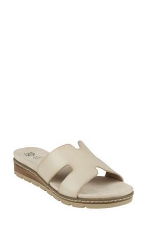 Good Choice Shoes Nellie Cutout Wedge Slide Sandal in Beige at Nordstrom Rack, Size 7.5