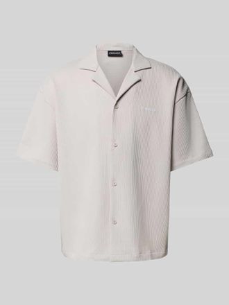 Pegador Relaxed Fit Freizeithemd mit Strukturmuster Modell TROY in Hellgrau, Gr&ouml;&szlig;e XXL