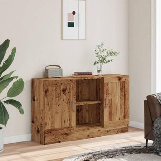 Berkfield Home Sideboard Old Wood 120x30.5x70 cm Engineered Wood in Brown