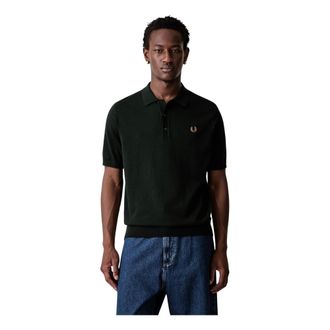 Fred Perry Tops, Heren, Groen, XL, Polo Shirts