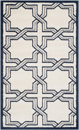 Safavieh Alfombra beige/azul marino 122 x 183 cm