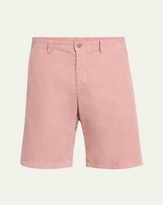 Massimo Alba Mens Flat Front Corduroy Shorts