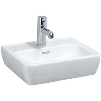 Laufen Laufen - Pro A Lavabo Con Enjuague Manual, Sin Agujero Para Grifo