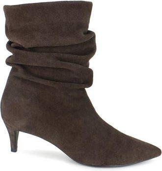 Kenneth Cole Marsha Bootie in Chocolate Suede at Nordstrom, Size 6.5