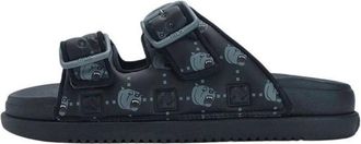 Fila (WMNS) FILA Lucia Sandals Black Teal F12W322506FBA