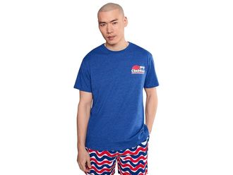 Chubbies Chubbies The Ol College Try (non Pocket Graphic T-shirt) Mens T Shirt Dark Blue : 2XL, Cotton/Spandex
