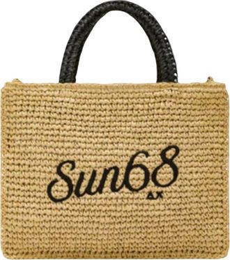 Sun 68 Cali Midi Bag - Dames - Tassen - Beige - Maat: ONE Size