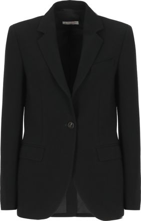 Alberto Biani Black Notched Lapel Single-Breasted Tailored Jacket