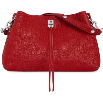 Rebecca Minkoff Darren East/West Leather Shoulder Bag in Chili at Nordstrom Rack