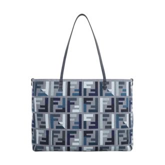 Fendi Dames, Tassen, Blauw, Maat: ONE Size Denim