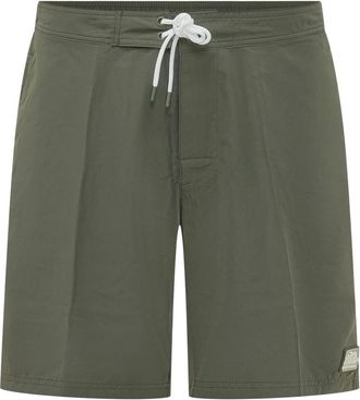 Sundek Stripe Zwemshorts - Heren - Strandmode - Groen - S - Badmode