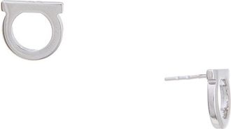 Ferragamo Ferragamo Gancini Brass Earrings